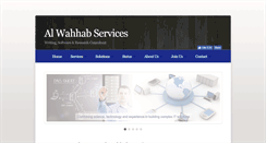 Desktop Screenshot of alwahhabservices.com